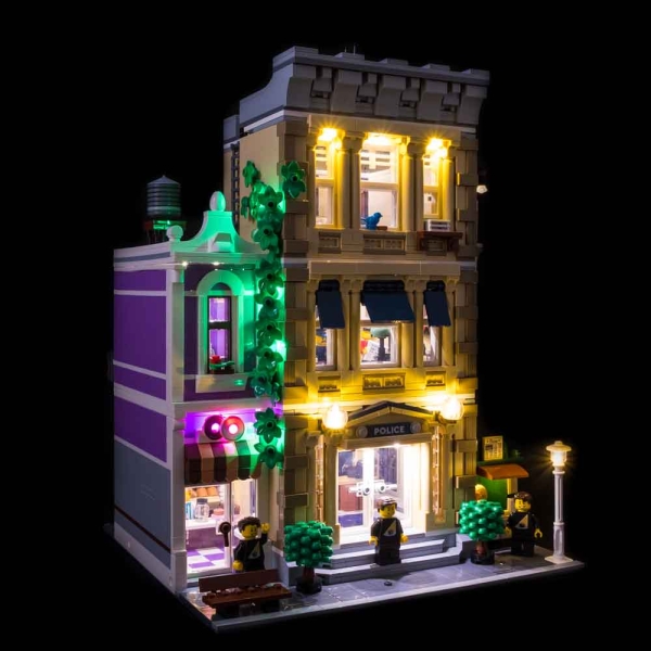 LED-Beleuchtungs-Set für LEGO® Police Station / Polizeigebäude #10278